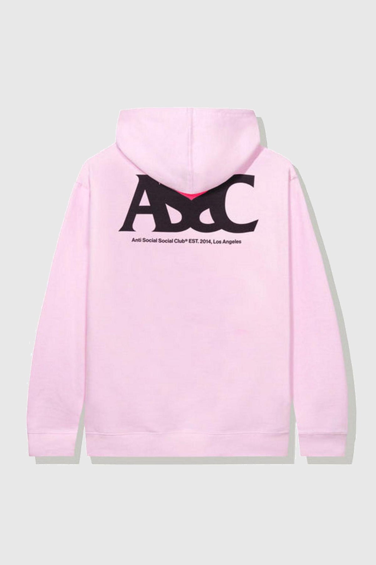 Anti Social Social Club Negative Space Hoodie Pink