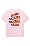 Anti Social Social Club White Picket Fence Tee Pink