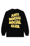 Anti Social Social Club Anthropomorphic Long Sleeve Tee Black