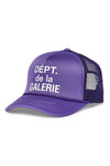Gallery Dept. French Logo Trucker Hat Purple
