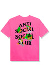 Anti Social Social Club Red Eye Tee Pink