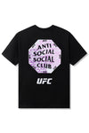 Anti Social Social Club X UFC Conned Tee Black