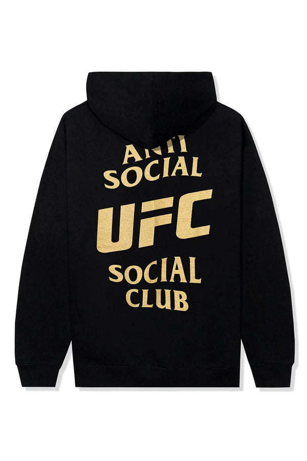 Anti Social Social Club X UFC Self-Titled Hoodie Black