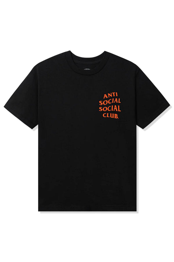 Anti Social Social Club Mind Games Tee Black Orange