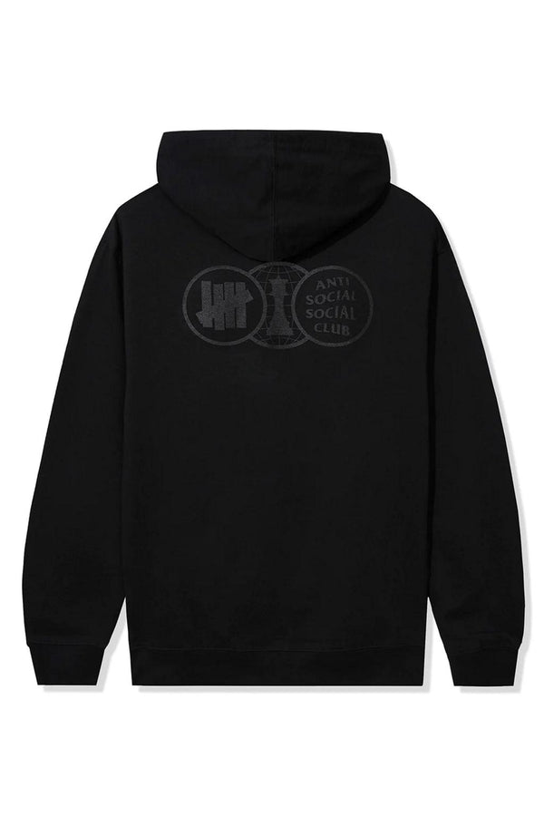 Anti Social Social Club x Undefeated Position Hoodie Black