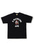 BAPE Check College Tee Black/Red