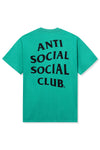 Anti Social Social Club Mind Games Tee Kelly Green