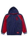 Supreme Hooded Warm Up Pullover Navy