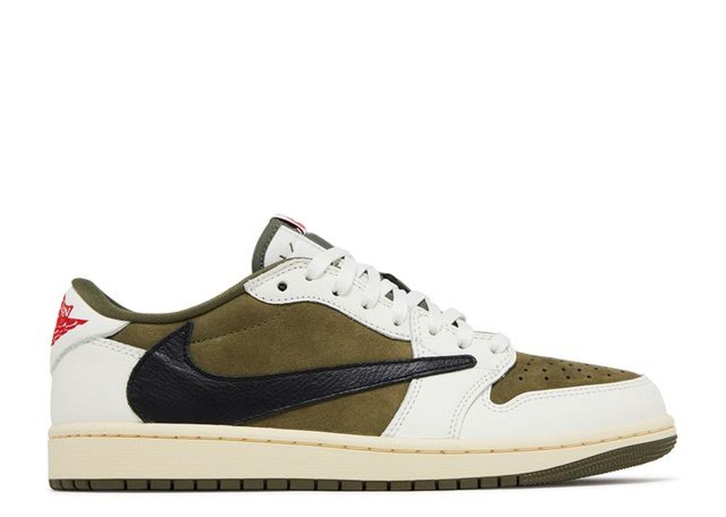 TRAVIS SCOTT X AIR JORDAN 1 LOW OG SP 'REVERSE OLIVE / MEDIUM OLIVE' - DM7866-200