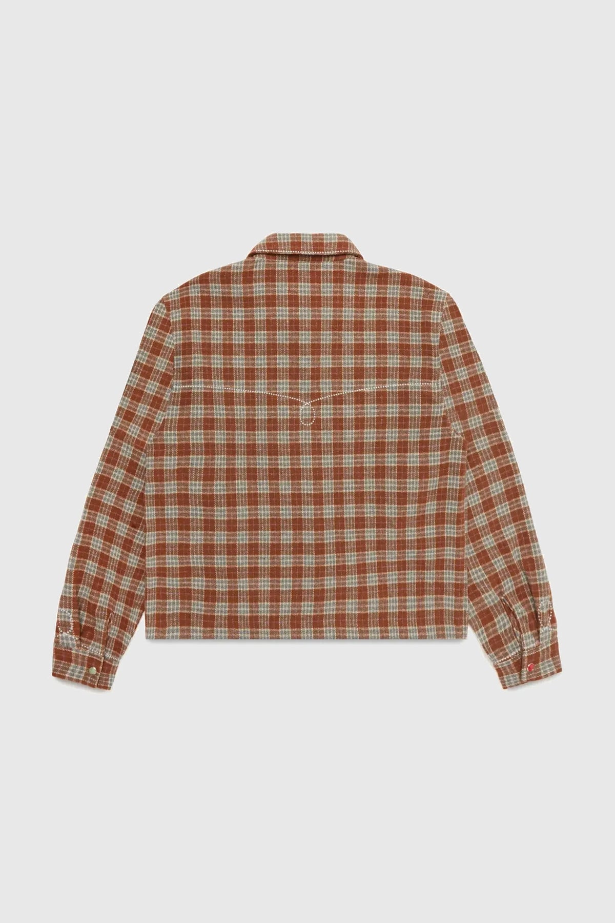 Fugazi Stone Snap Flannel Brown