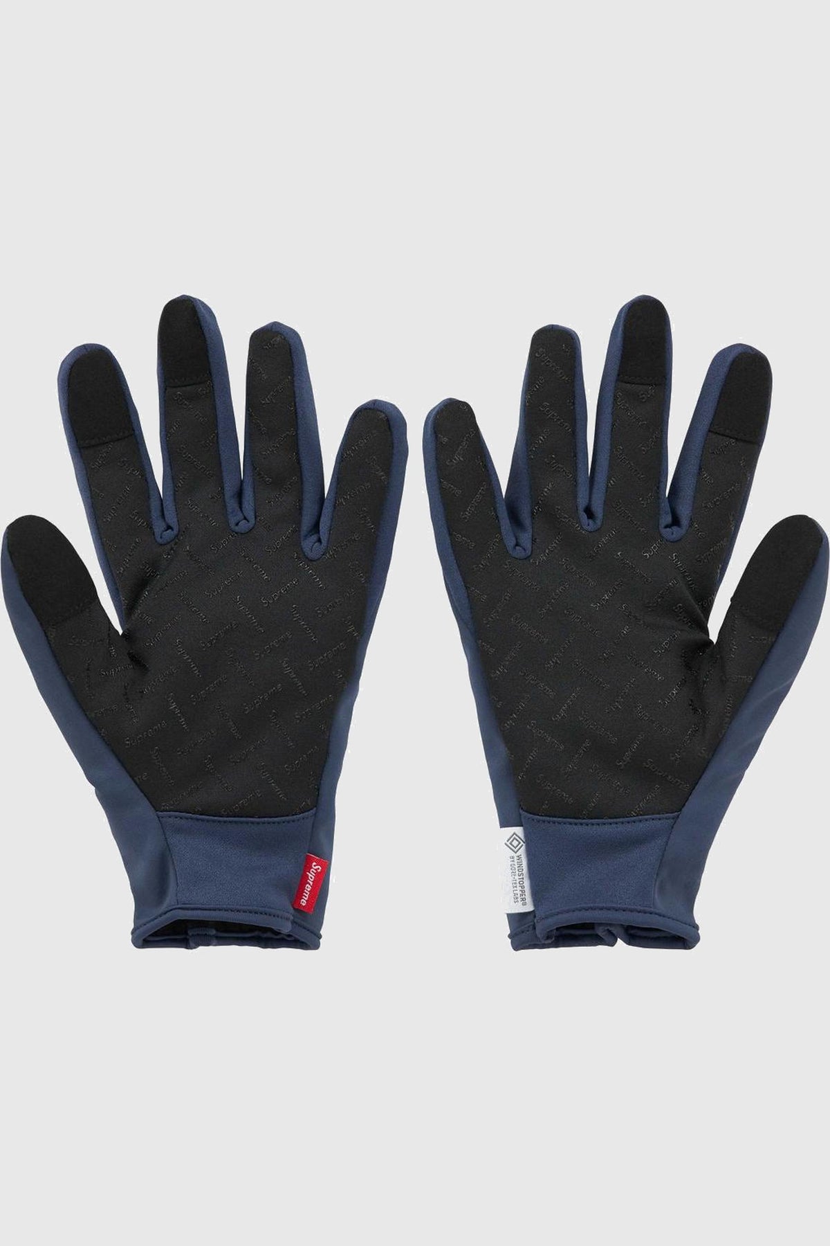 Supreme WiNDSTOPPER Zip Gloves Navy