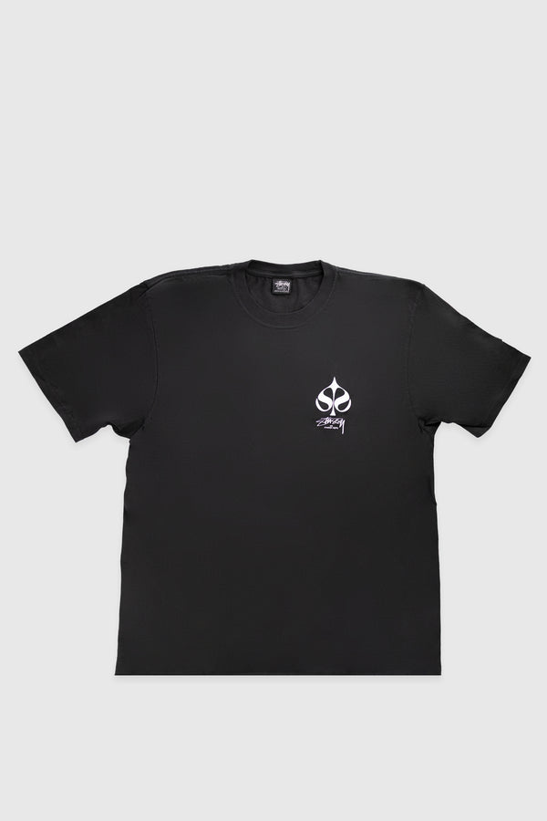 Stussy Spade Tee Pigment Dyed - Black