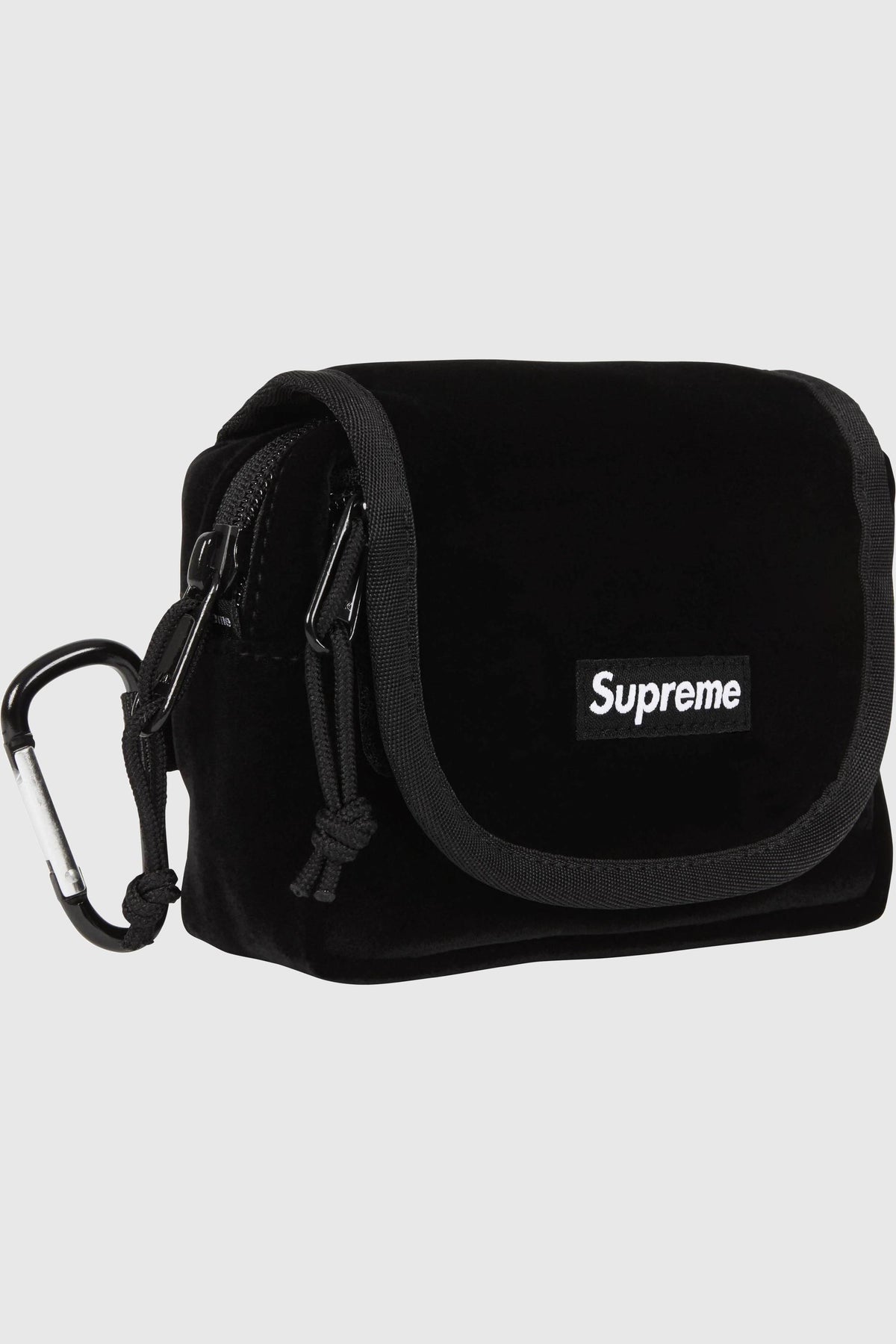 Supreme Supreme Velvet Mini Pouch (SS25) - Black