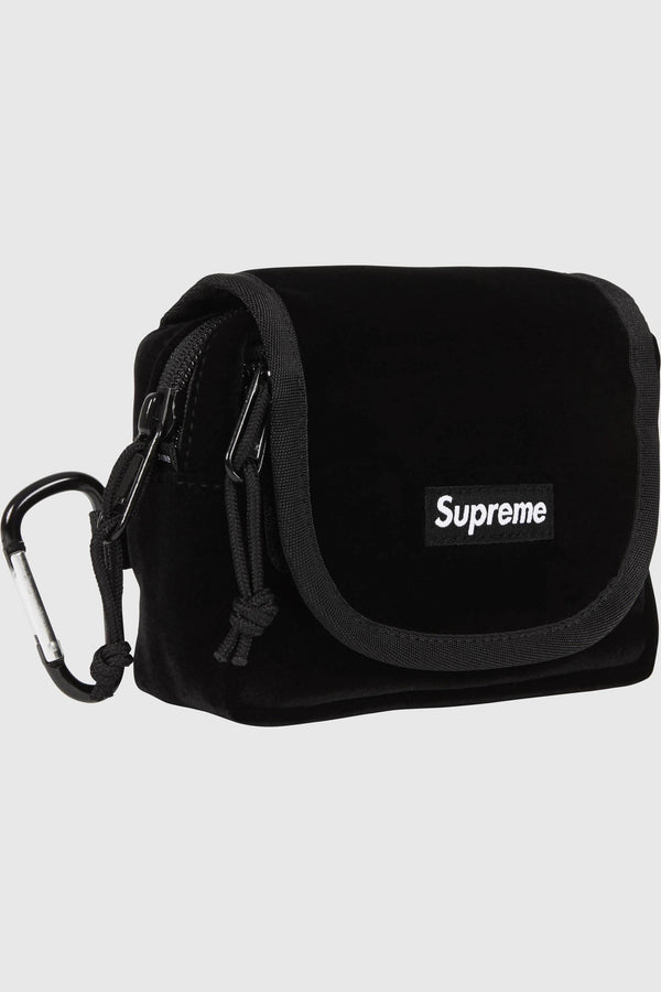Supreme Supreme Velvet Mini Pouch (SS25) - Black
