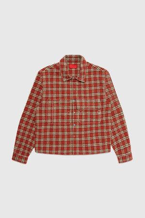 Fugazi Stone Snap Flannel Red