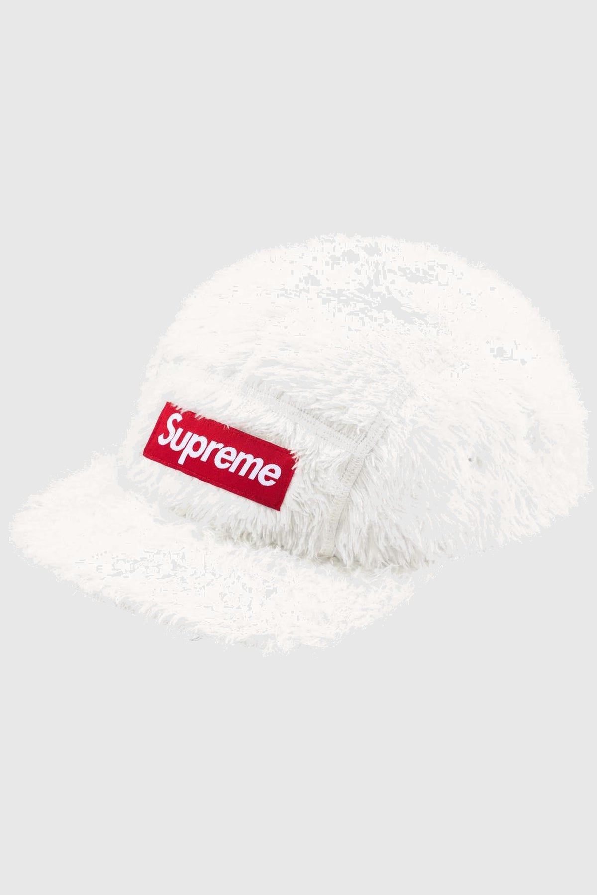 Supreme Fuzzy Camp Cap White