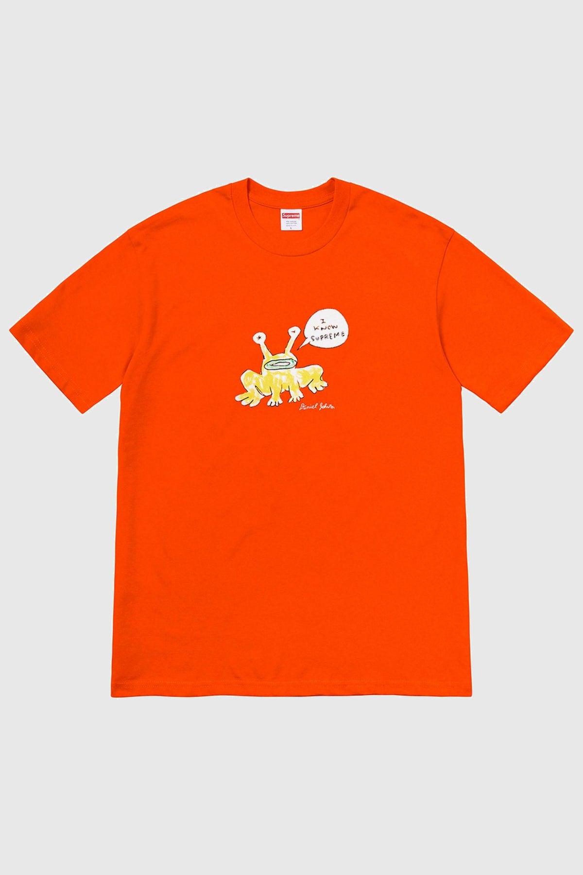 Supreme Daniel Johnston Frog Tee Orange