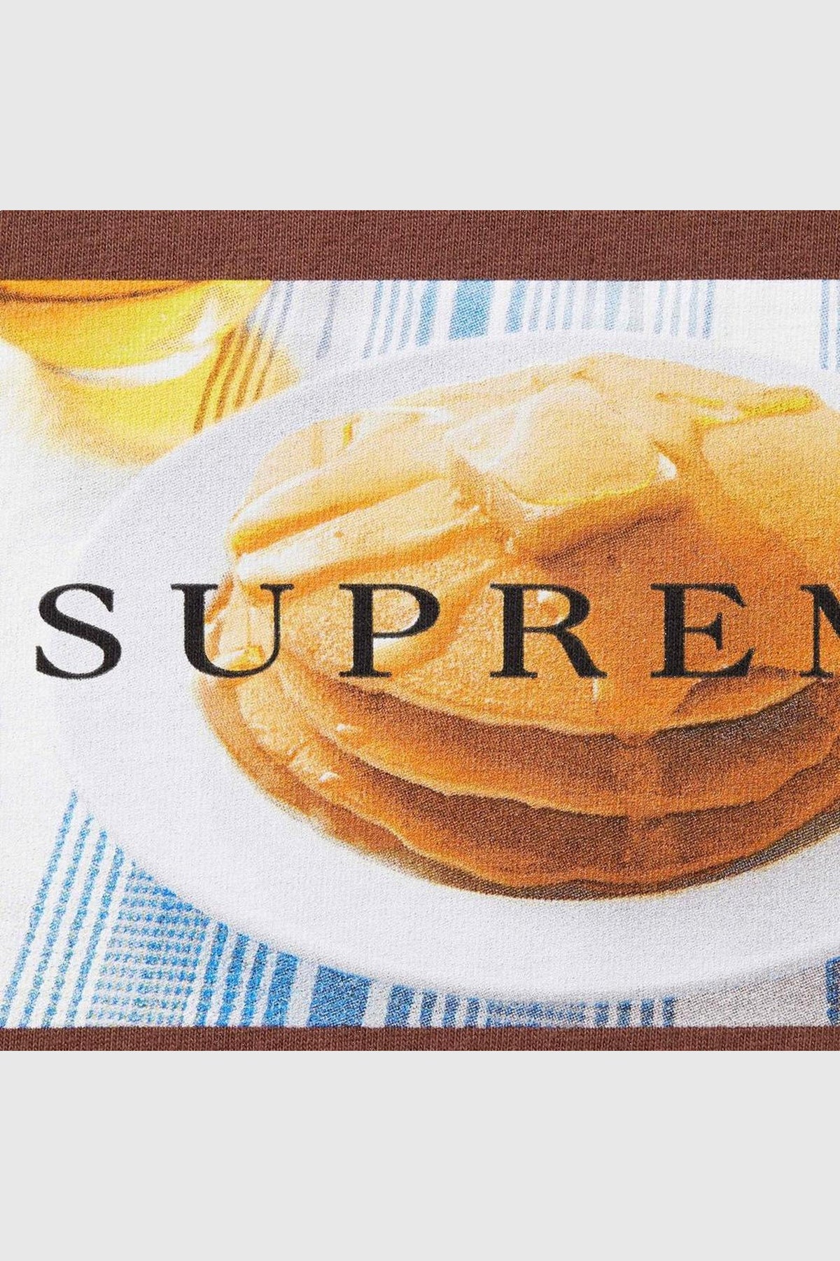 Supreme Pancakes Tee Brown