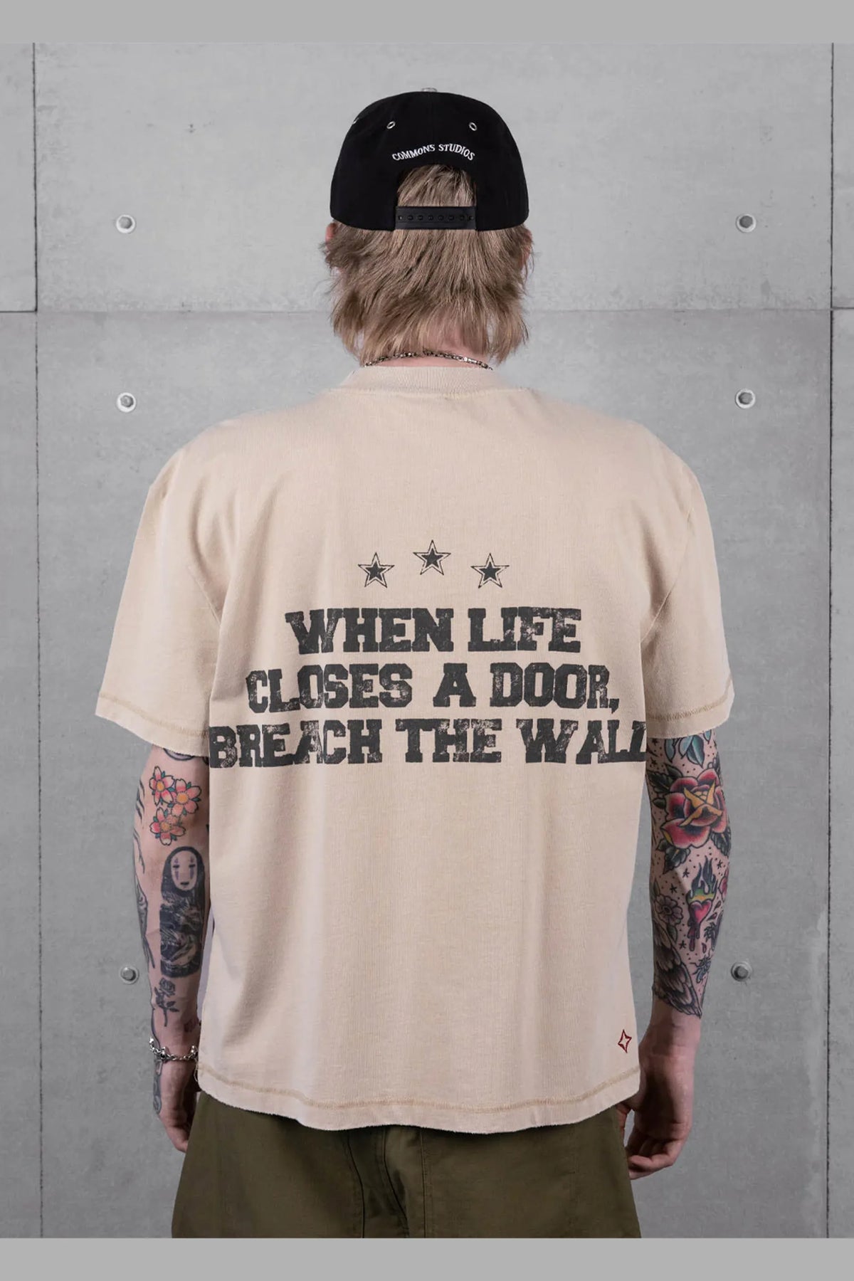 Common Hype Commons CS Army Tee - Faded Beige