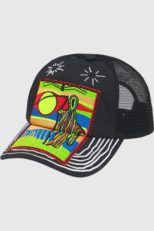 Supreme Reaper Mesh Back 6-Panel (SS25) - Black