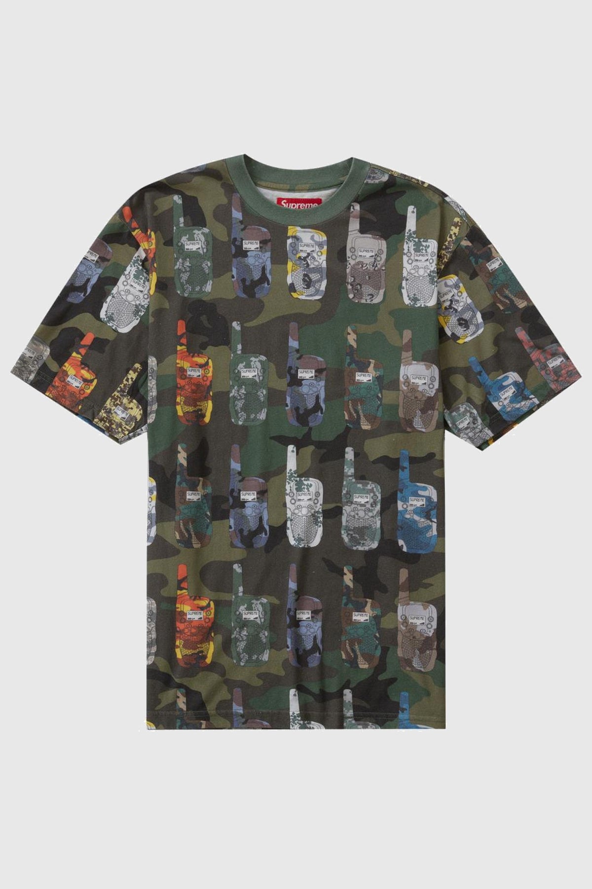 Supreme Walkie Talkie S/S Top Woodland Camo