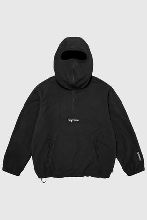 Supreme Supreme Polartec Face Mask Half Zip Hooded Sweatshirt (SS25) - Black
