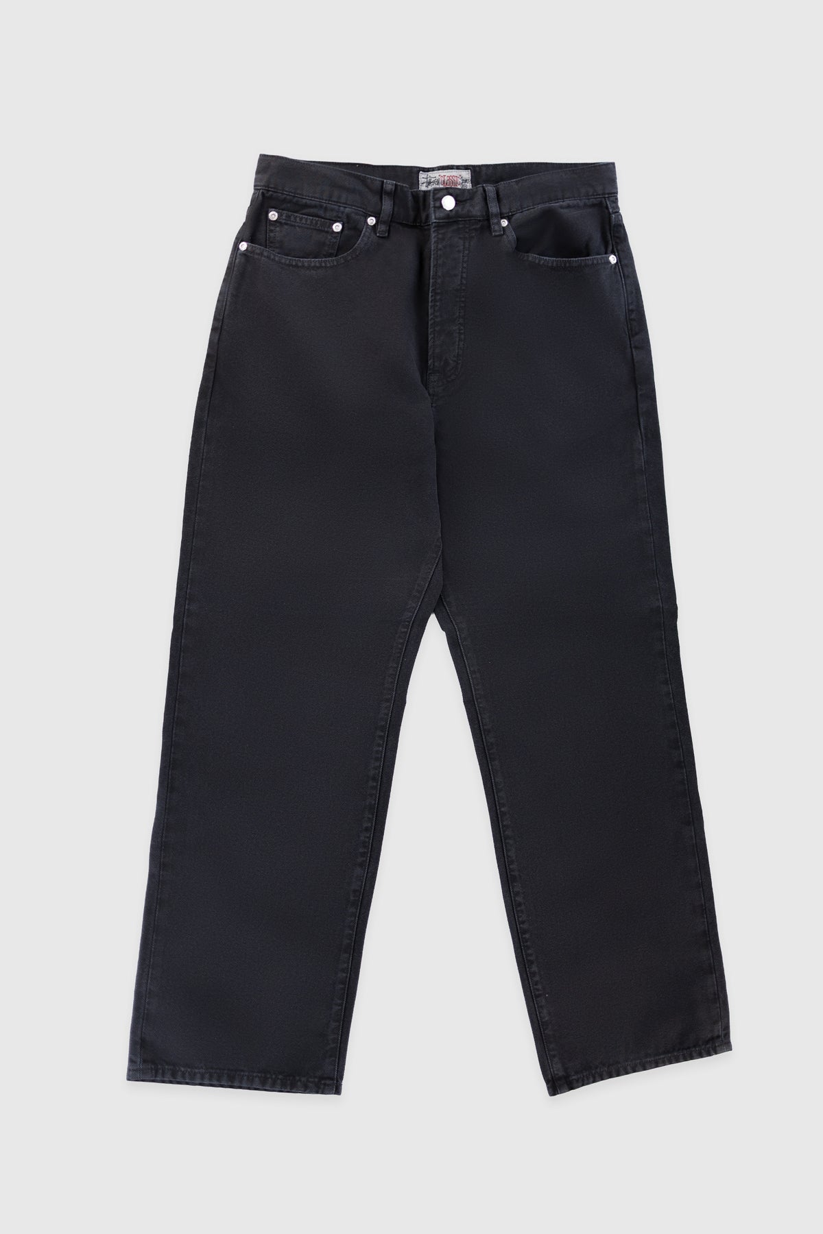 Stussy Classic Jeans Washed Canvas - Black