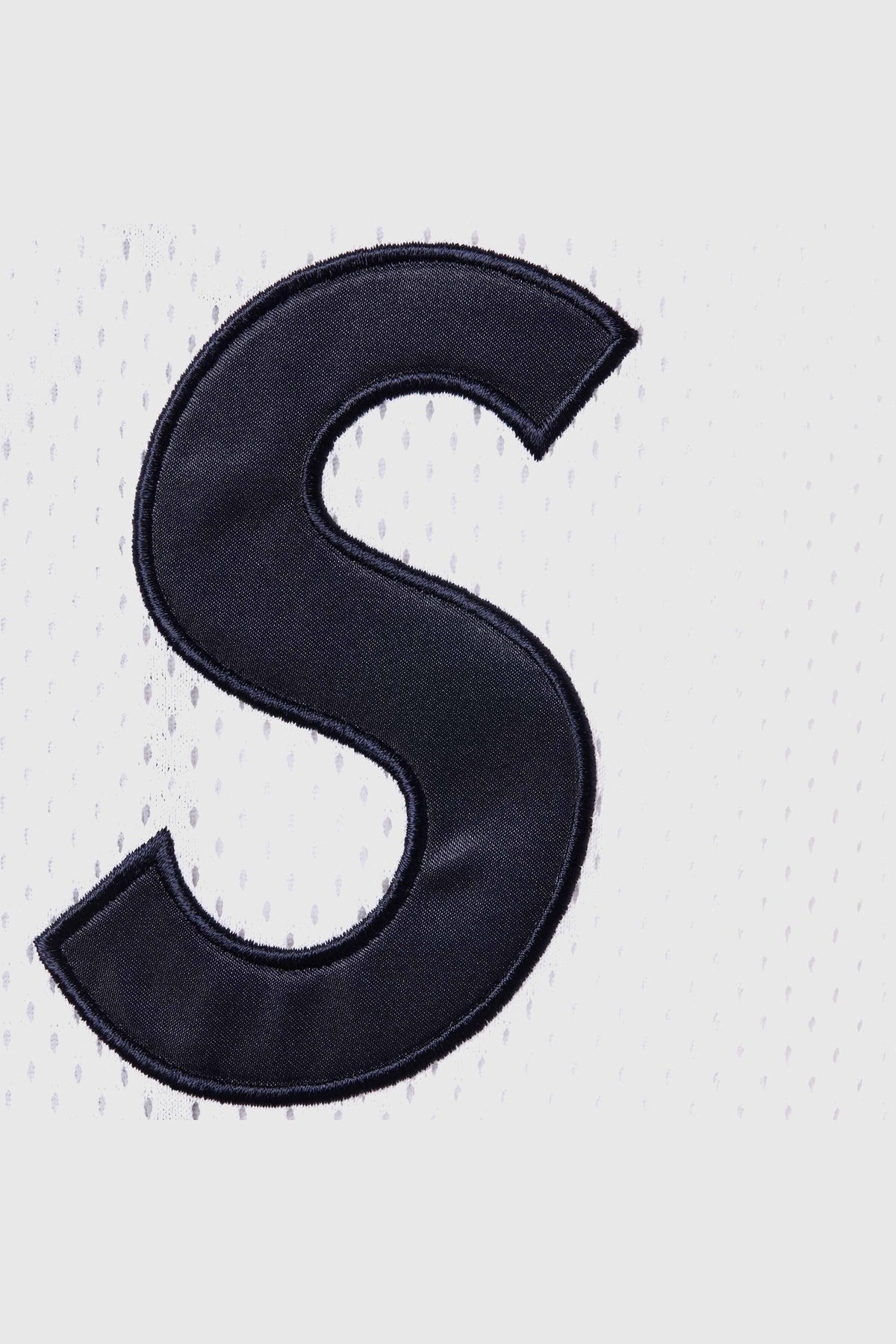 Supreme S Logo Baseball Henley (SS25) - White