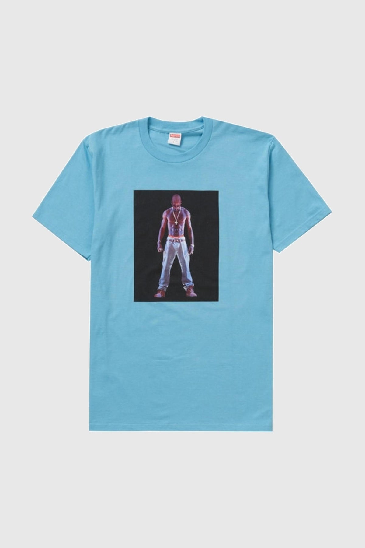 Supreme Tupac Hologram Tee Light Slate