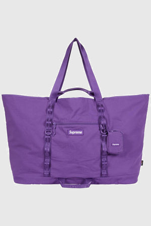 Supreme X-Large Tote Bag + Utility Pouch (SS26) - Purple