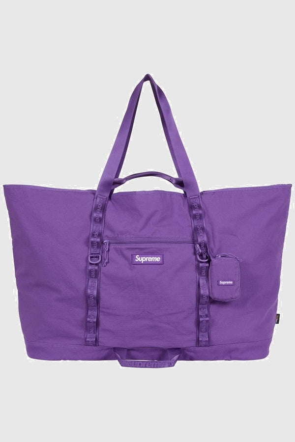 Supreme X-Large Tote Bag + Utility Pouch (SS26) - Purple