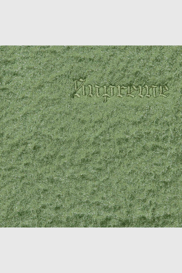 Supreme Pilled Zip-Up Hooded Sweatshirt Olive