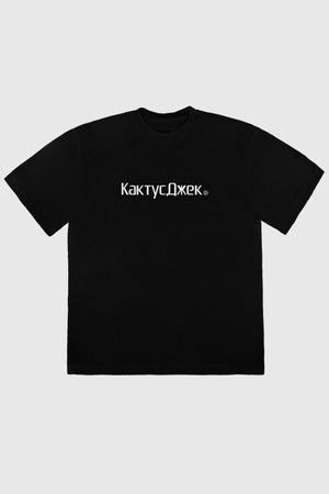 Travis Scott CJ Logo T-Shirt Black