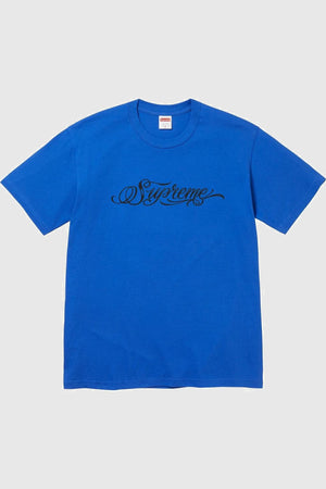 Supreme Script Tee Blue