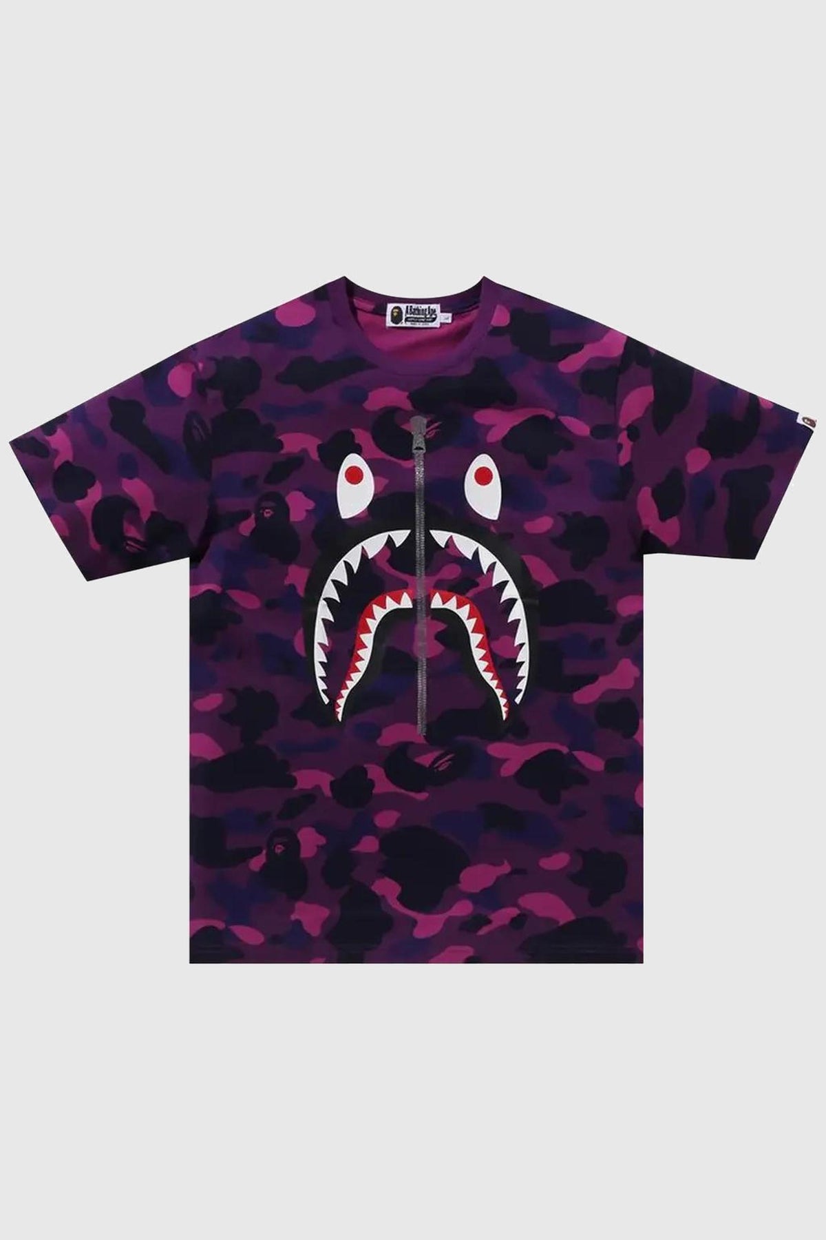 BAPE Color Camo Shark Tee Purple