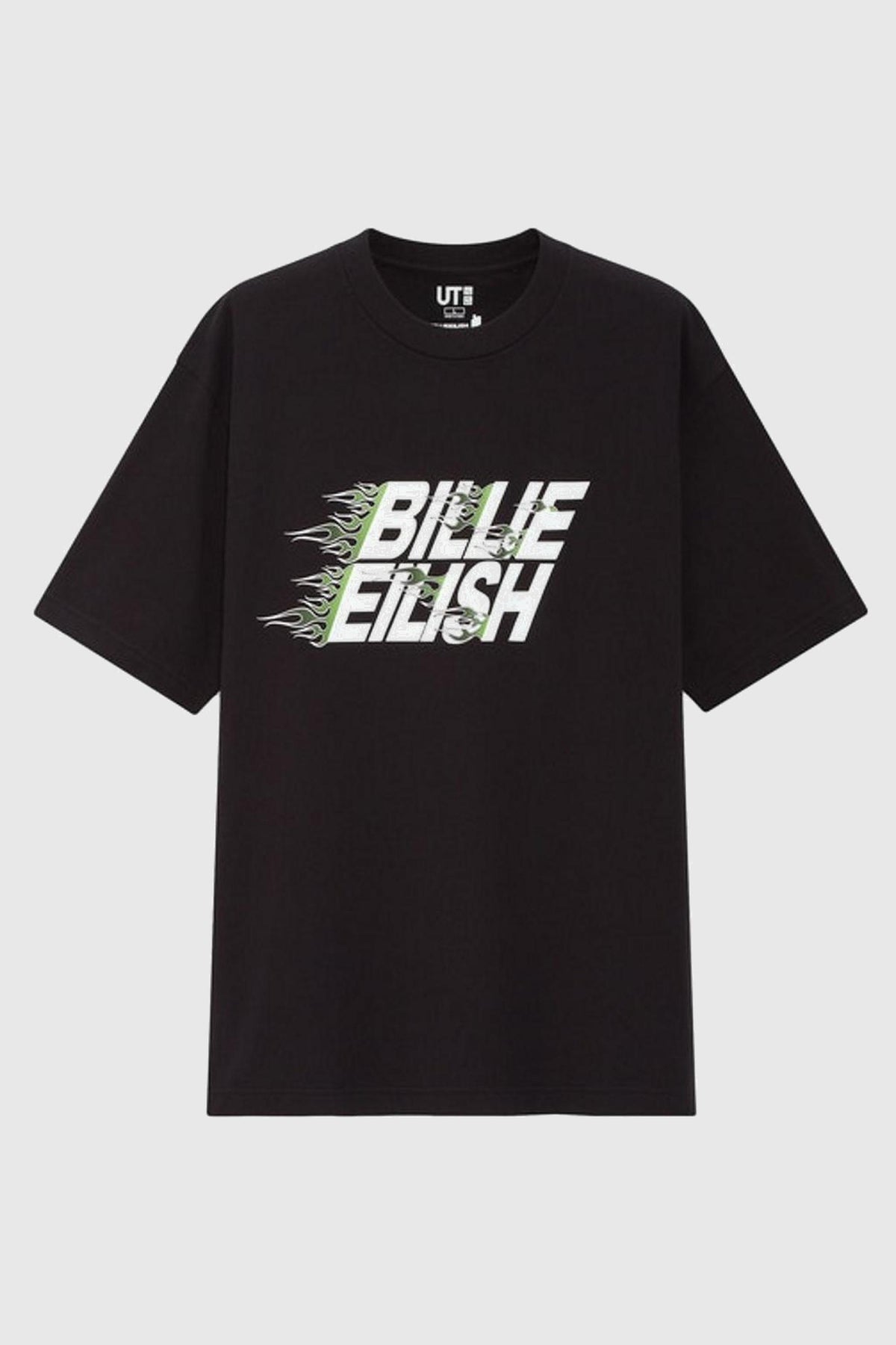 Billie Eilish Flames T-Shirt Black