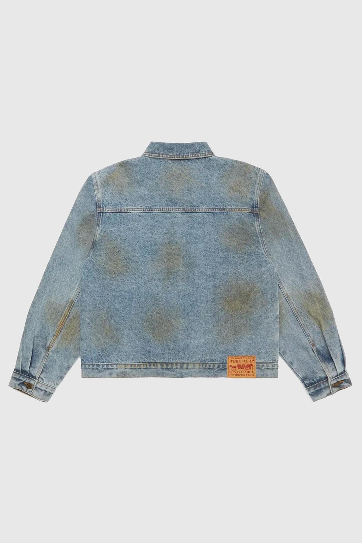 Fugazi Stone Rivet Denim Jacket Mud Washed