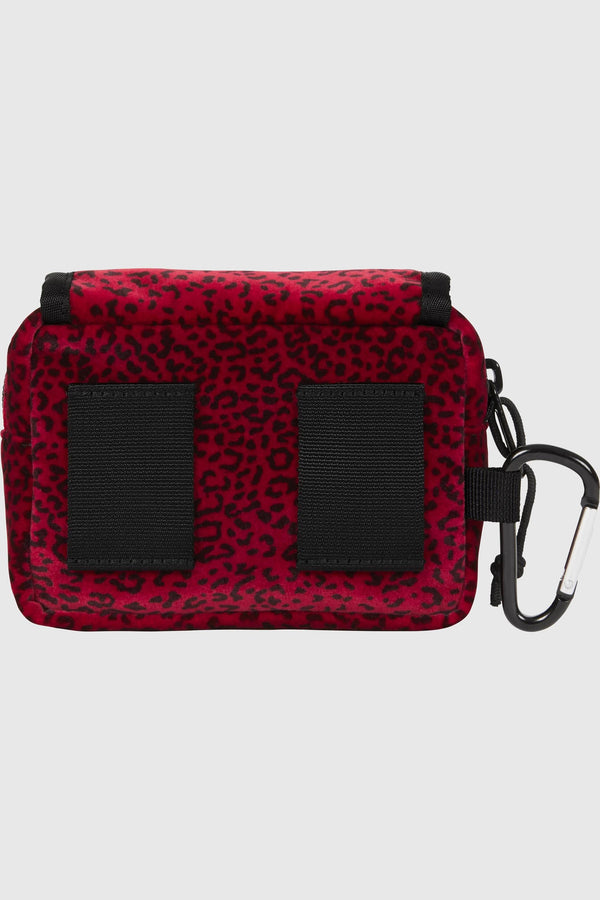 Supreme Supreme Velvet Mini Pouch (SS25) - Red Leopard