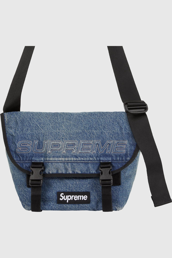 Supreme Supreme Denim Messenger Bag (SS25) - Washed Indigo