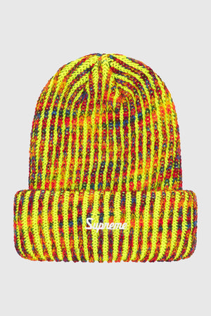 Supreme Supreme Rainbow Loose Gauge Beanie (SS25) - Neon Yellow