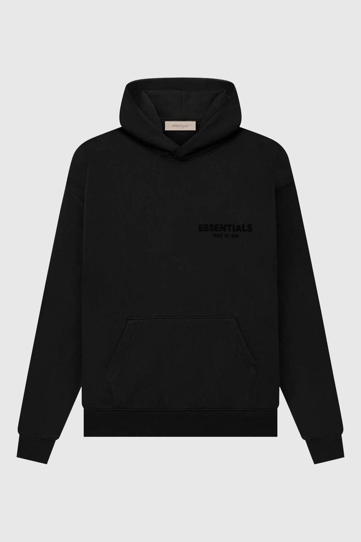 Fear of God Essentials Pullover Hoodie (FW22) Stretch Limo/Black