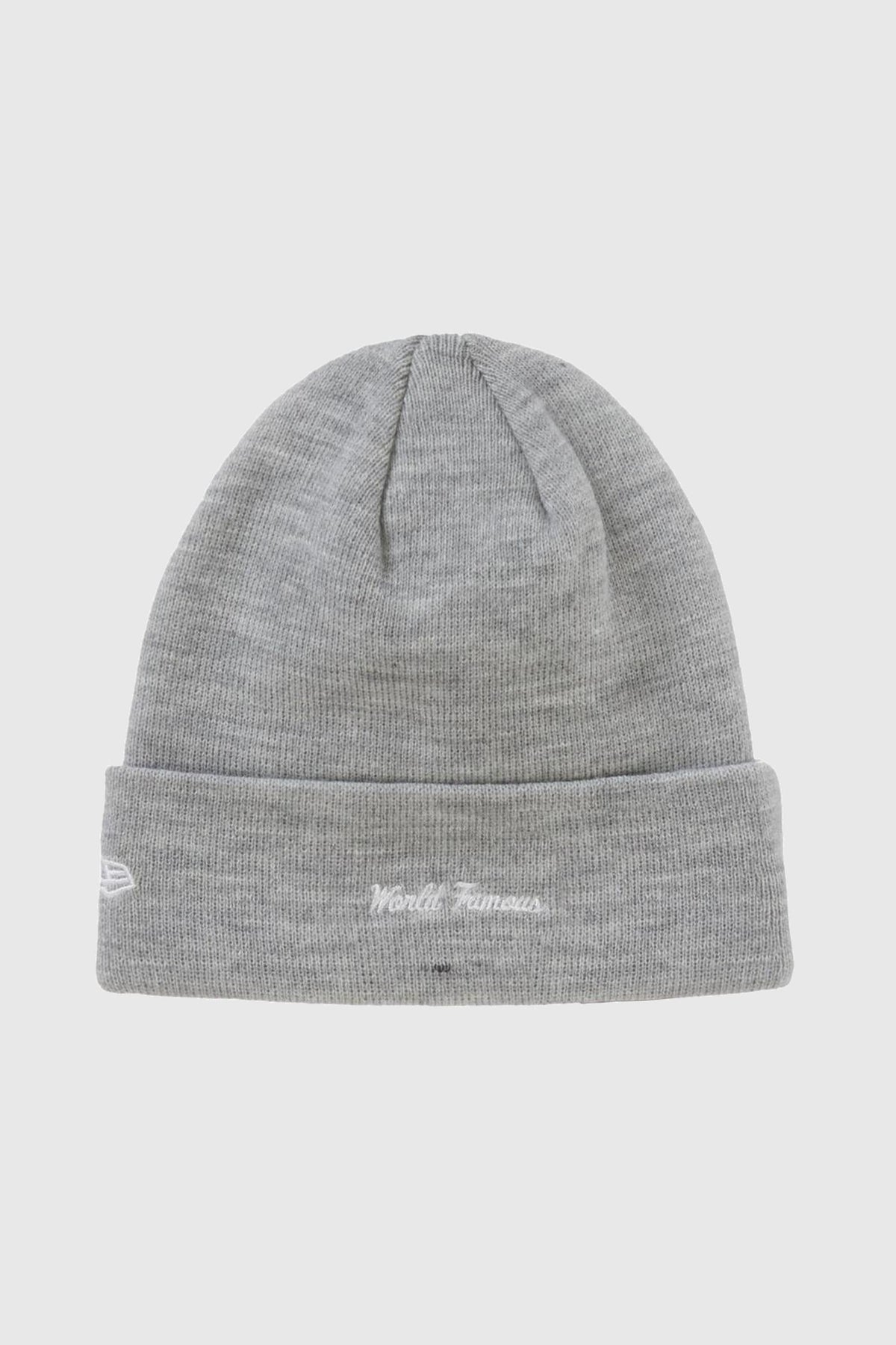 Supreme New Era Box Logo Beanie (FW22) Heather Grey