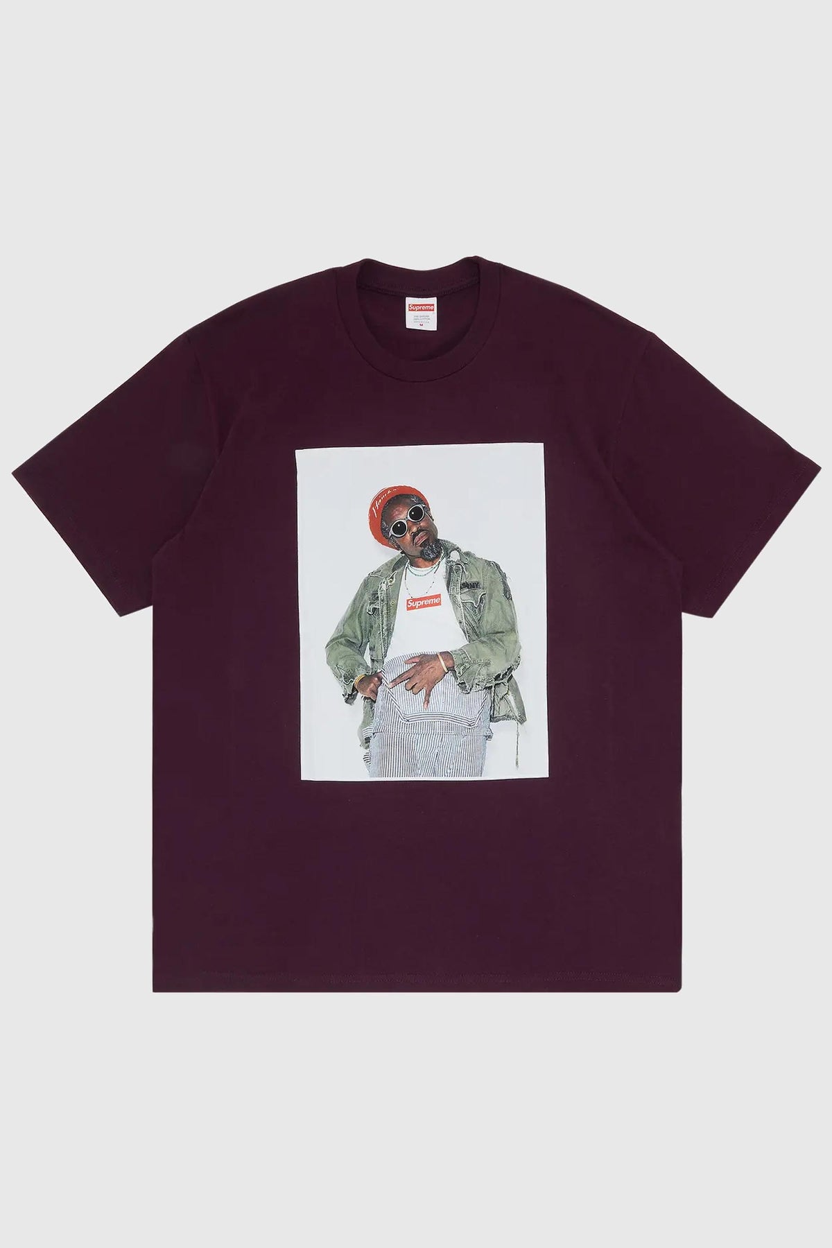 Supreme Andre 3000 Tee Eggplant