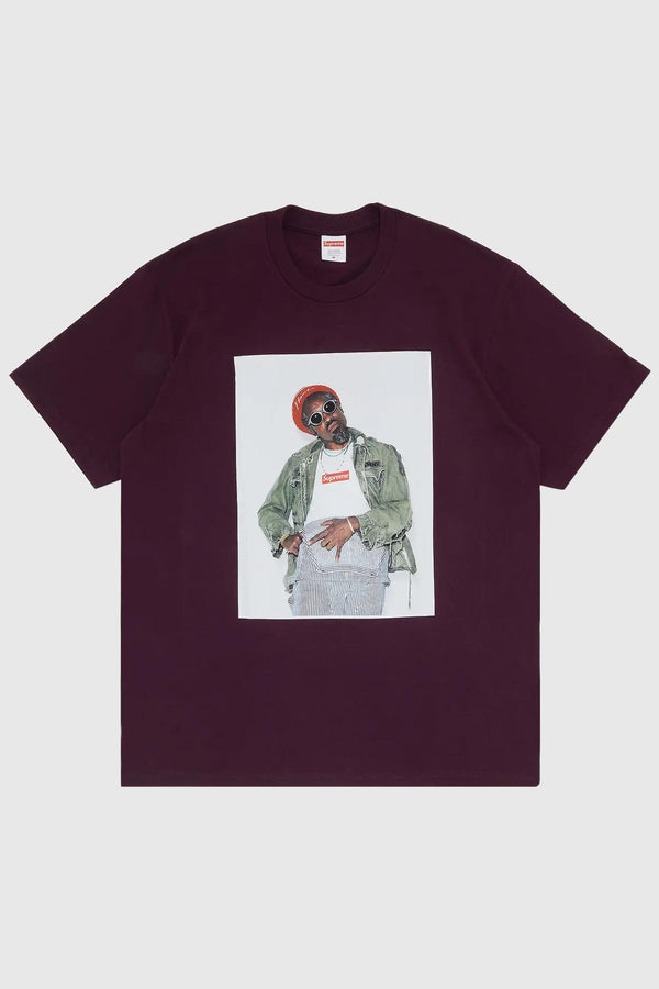 Supreme Andre 3000 Tee Eggplant