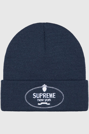 Supreme Crest Beanie - Navy