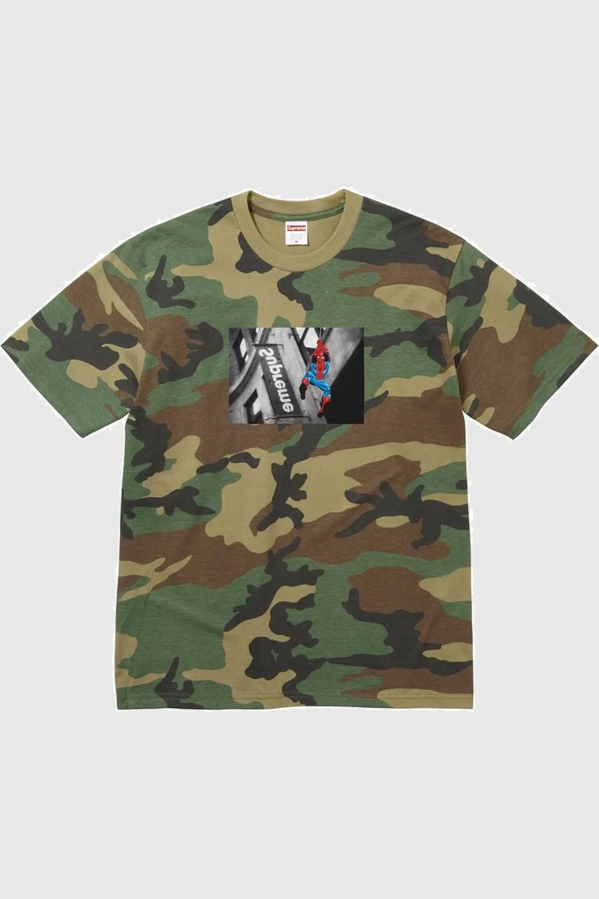 Supreme Supreme®/Spider-Man Tee (SS26) - Woodland Camo