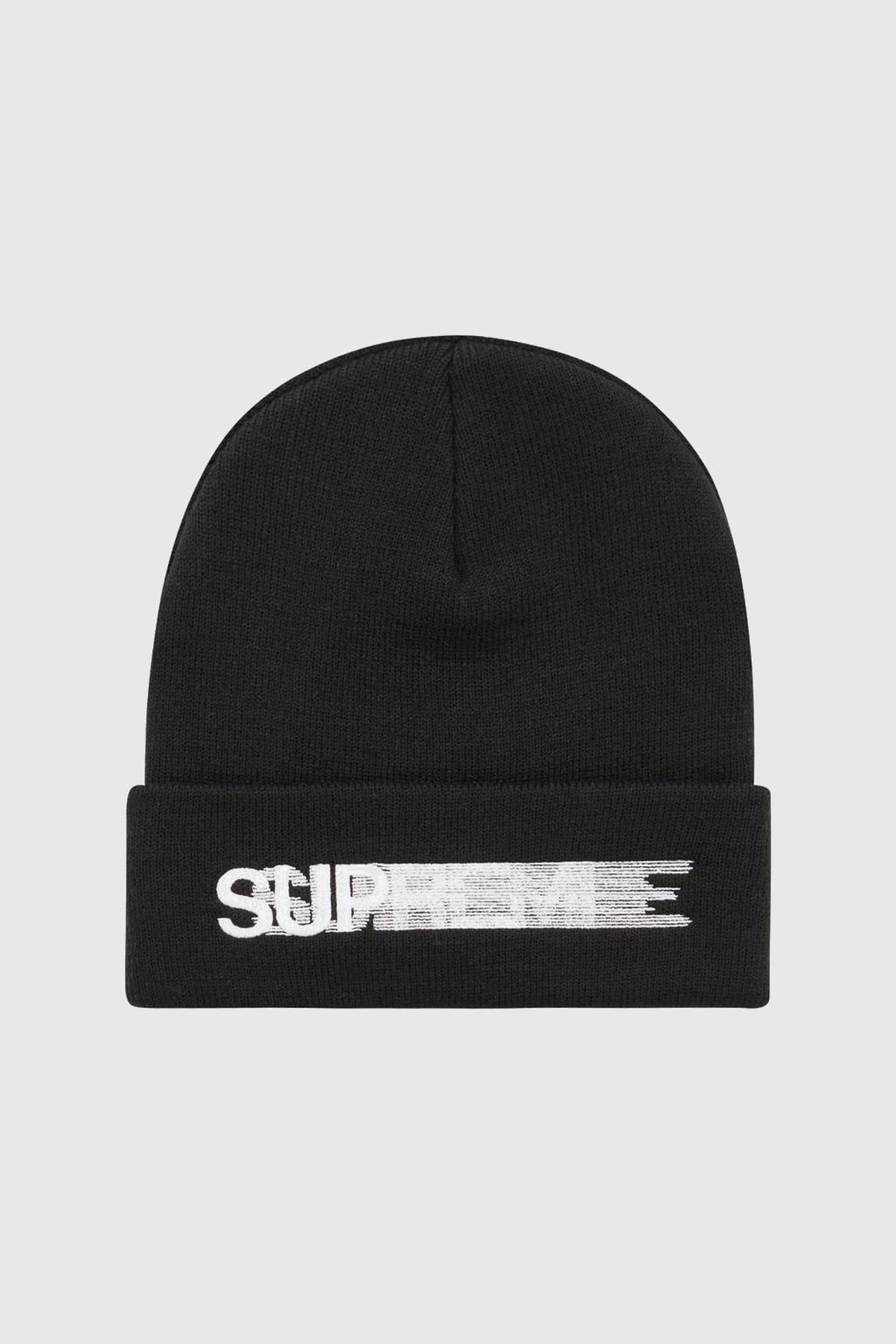 Supreme Motion Logo Beanie (SS23) Black