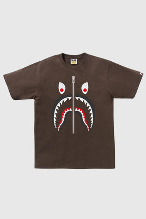 BAPE Mad Shark Tee Brown