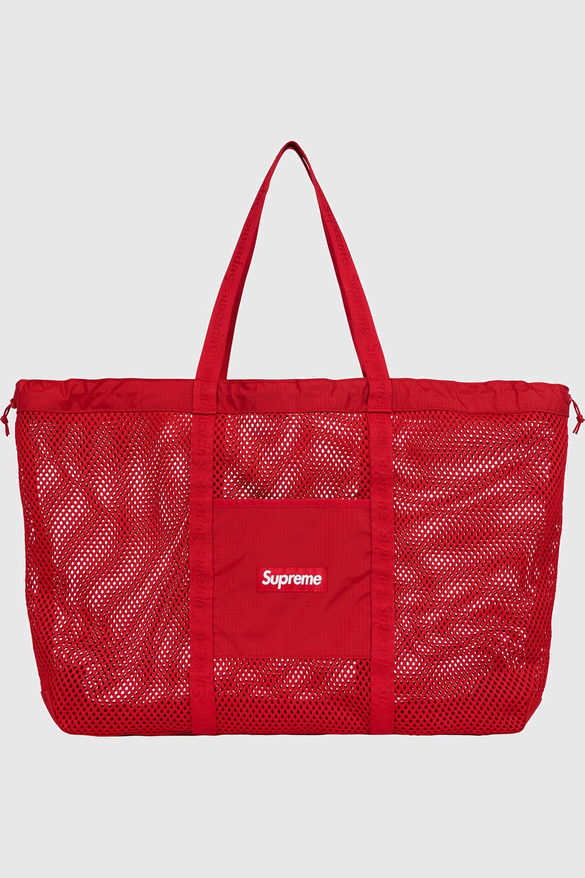 Supreme Mesh Tote Bag (SS25) - Red