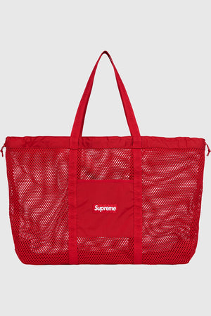 Supreme Mesh Tote Bag (SS25) - Red